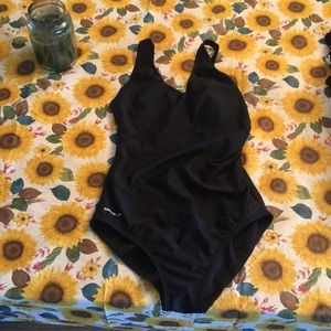 Black Speedo swimsuit